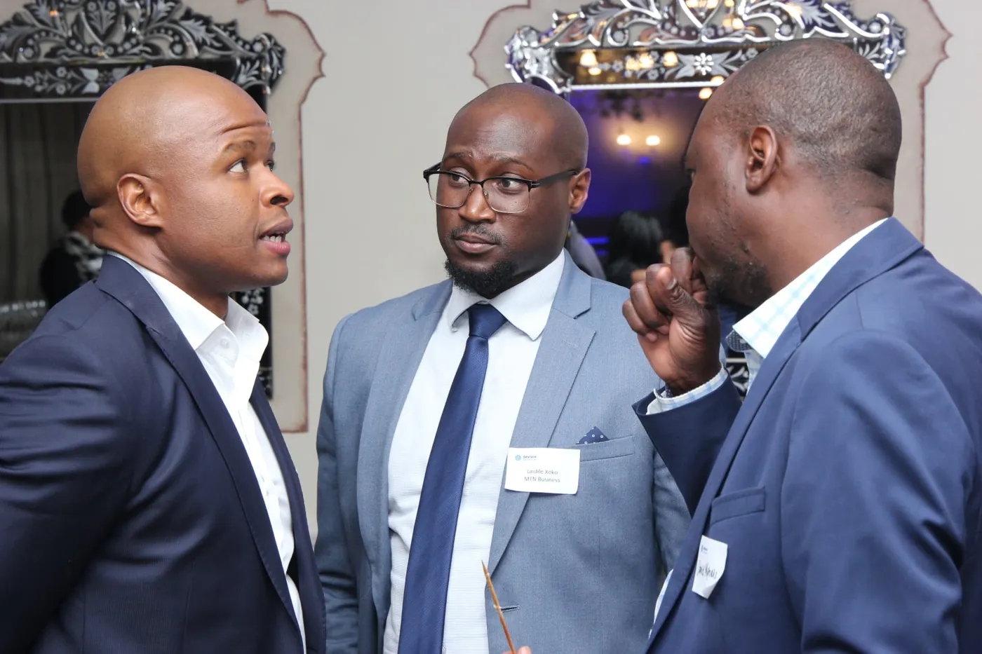 Industry guests in conversation at the launch