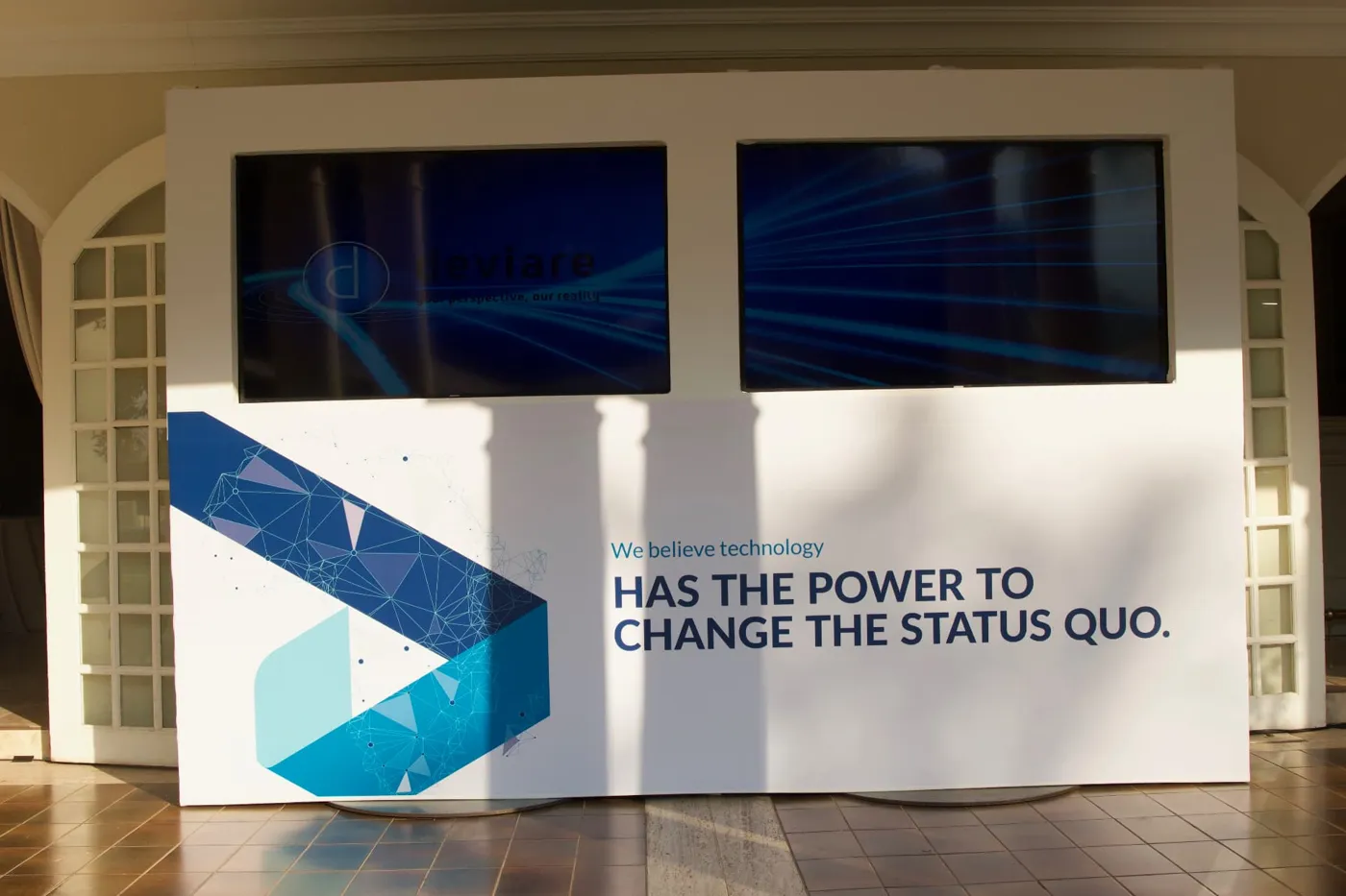 Deviare launch stand: We believe technology has the power to change the status quo