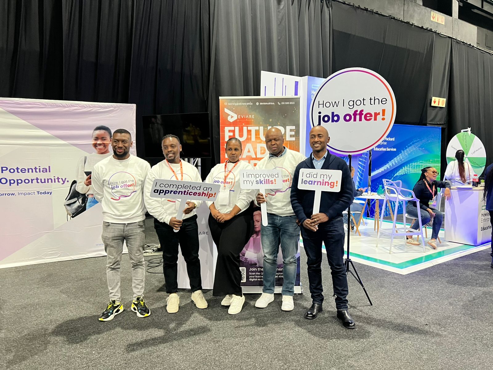 Deviare team and alumni at the Future Made Here showcase